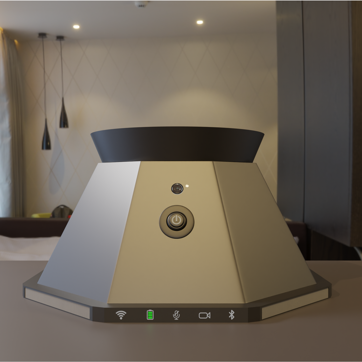 3D model of TETRAH — front view